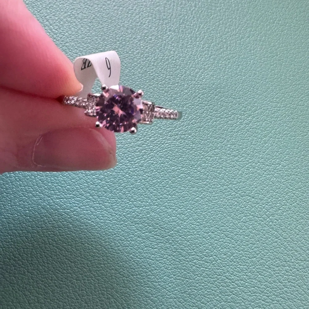 Fragrant Jewels Pink and Silver size 9 ring NWT